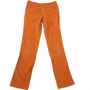 Girls Justice Orange Corduroy Pants Size 8 regular